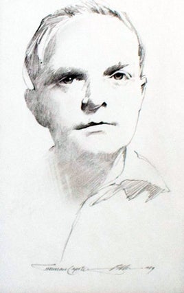 Item #17491 Portrait of Truman Capote. Barry Moser