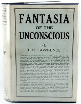 Item #17771 Fantasia of the Unconscious. D. H. Lawrence