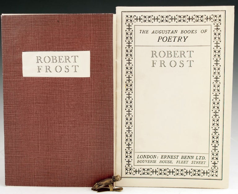 Item #18022 The Augustan Books of Poetry. Robert Frost.