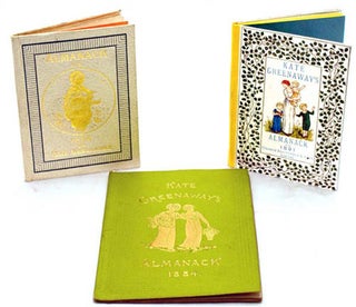 A complete set of Kate Greenaway's Almanacks for 1883-1895, 1897.