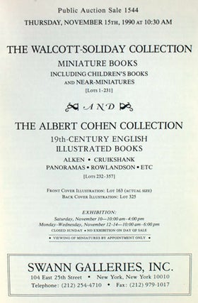 The Walcott-Soliday Collection: Miniature Books, including Children's Books and Near-Miniatures.