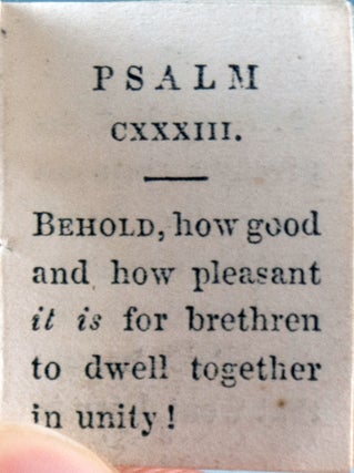 The XXIII, XXIV, and CXXXIII Psalms.