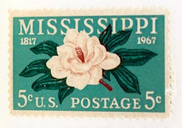 Item #27273 Flowers & Plants on United States Postage Stamps. Miriam B. Lawrence