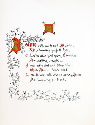 Lights and Shadows, a Yule Tide Rhyme.