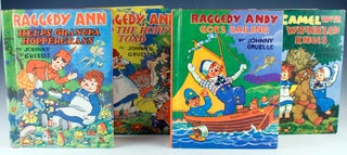 Set of four Raggedy Ann books in original box.