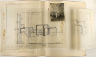 Item #27694 Archive of original designs for Art Deco department store display fixtures