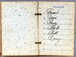 Dance card signed by Frank Sinatra and Russ Morgan.