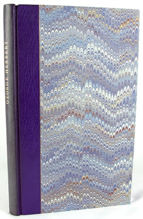 Item #28568 Sundrie Pieces: A New Selection of George Herbert's Poetry, with Samples of his...