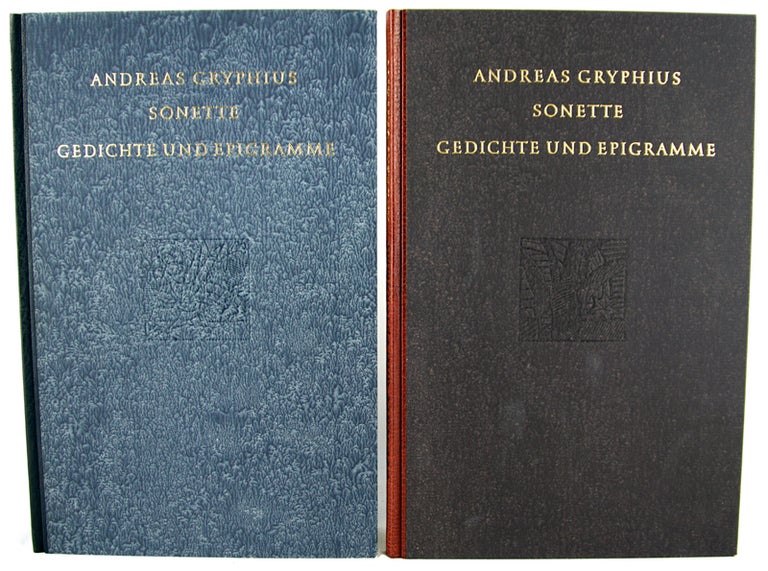Item #28635 Andreas Gryphius: Ausgewahlte Sonette, Gedichte und Epigramme. Andreas Gryphius.