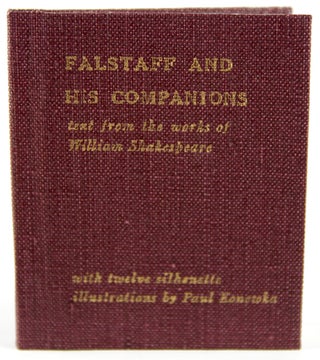 Item #28932 Falstaff and His Companions. William Shakespeare
