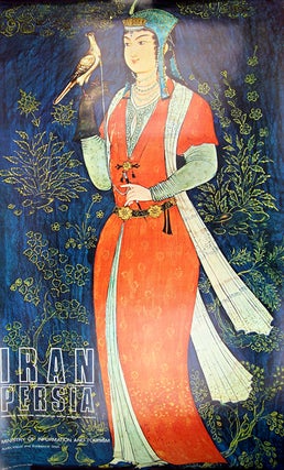 Group of three vintage Iran travel posters.
