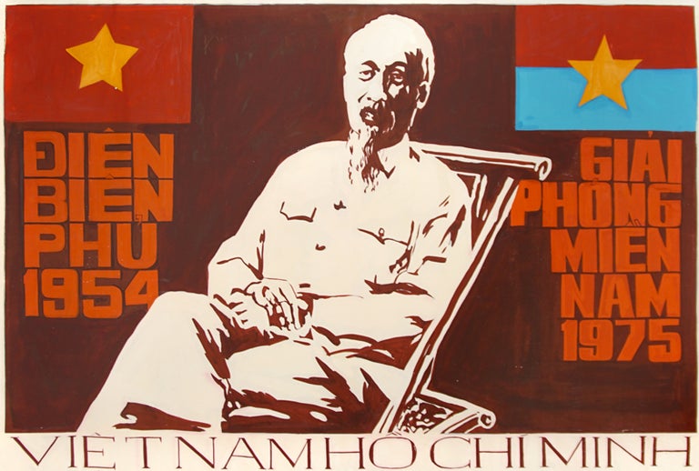 Item #29159 Replica Vietnamese Communist propaganda posters.
