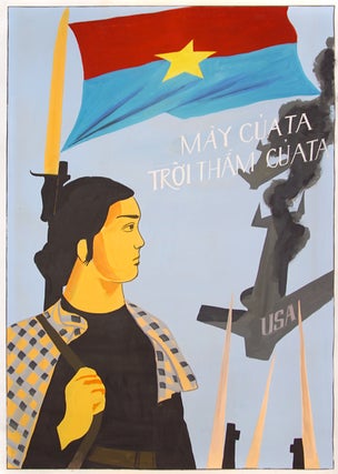 Replica Vietnamese Communist propaganda posters.