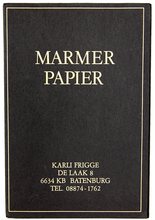 blik Elektropositief spanning Marmer Papier | Karli Frigge