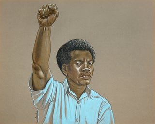 Item #30130 Original protest art: Raised Fist
