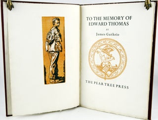 Item #30165 To the Memory of Edward Thomas. James Guthrie