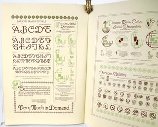 Parsons Family Book of Designs. 1927 Annual Catalog.