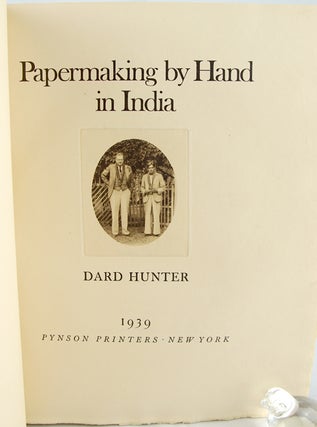 Papermaking by Hand in India.