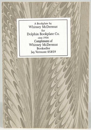 A Bookplate by Whitney McDermut for Dolphin Bookplate Co.