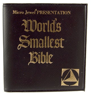 World's Smallest Bible.