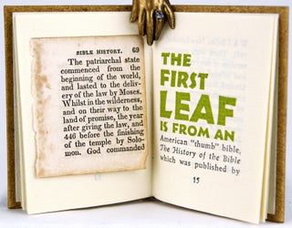 Item #30907 Miniature Leaf Books. Peter Thomas