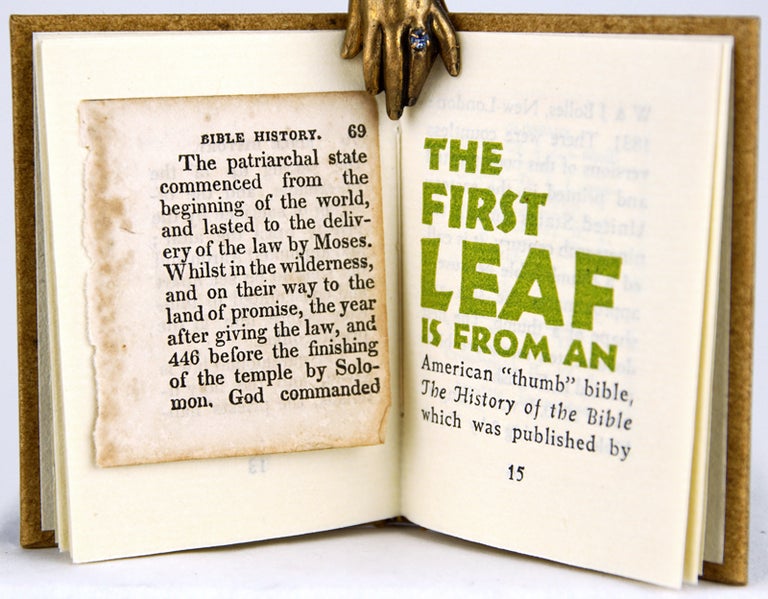 Item #30907 Miniature Leaf Books. Peter Thomas.