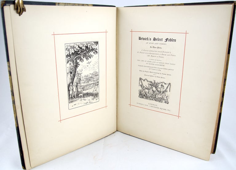 Item #30998 Bewick's Select Fables of Aesop and Others. Aesop.