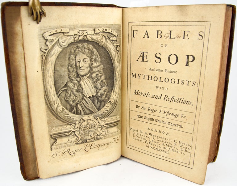 Item #31011 Fables of Aesop and Other Eminent Mythologists. Together with: Fables and Stories Moralized. Aesop, Sir Roger L'Estrange, trans.