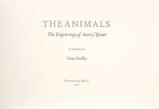 The Animals: The Engravings of Barry Moser.