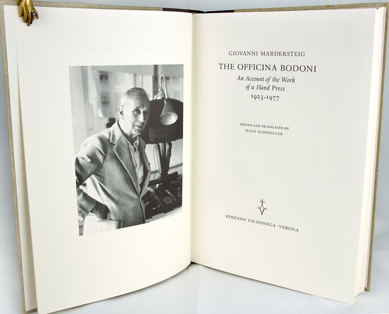 Item #31199 The Officina Bodoni: An Account of the Work of a Hand Press, 1923-1977. Giovanni Mardersteig.