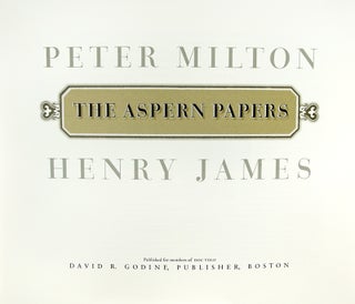 The Aspern Papers.