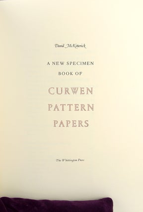 New Specimen Book of Curwen Pattern Papers.
