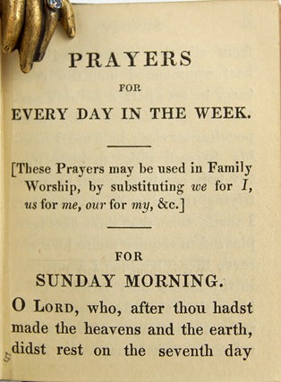 Prayers for Every Day in the Week. By a Clergyman of the Church of England.