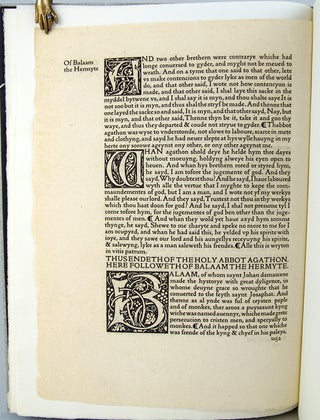 The Kelmscott Press Golden Legend: A Documentary History of Its Production Together with a Leaf from the Kelmscott Edition.