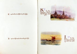 The Burma Alphabet (In English & Burmese).