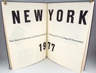 New York 1977, by Gunnar Kaldewey.