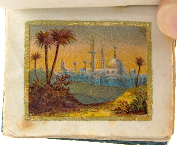 Item #31673 [Handmade juvenile library with early color stipple engravings].