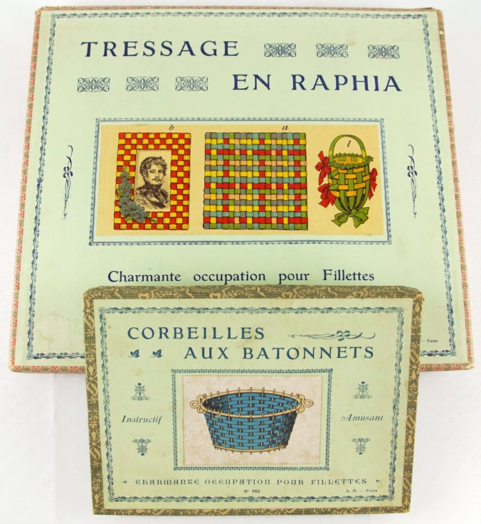 Le Tressage en Raphia. Together with: Corbeilles aux Batonnets