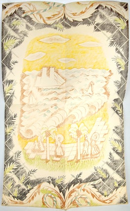 Wallpapers by Edward Bawden Printed at the Curwen Press.