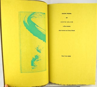 Item #31768 Seven Poems, by Ikkyu Sojun. Gunnar Kaldewey