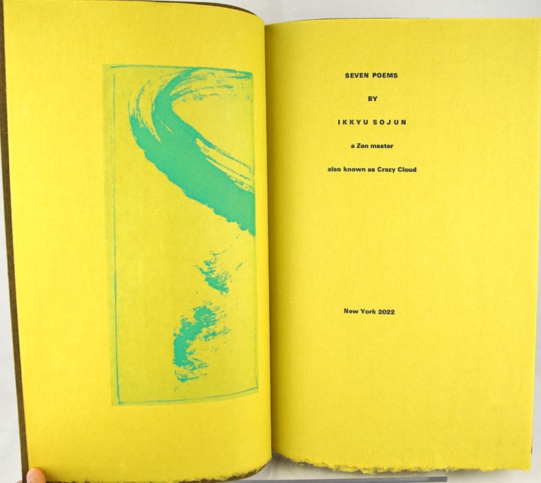 Item #31768 Seven Poems, by Ikkyu Sojun. Ikkyu Sojun.