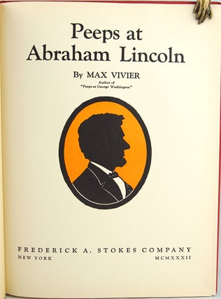 Peeps at Abraham Lincoln.