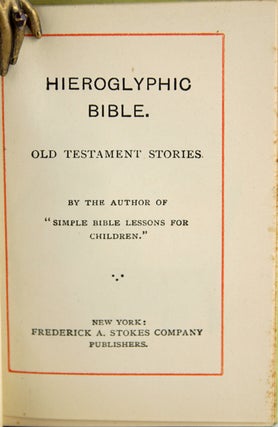 Hieroglyphic Bible: Old Testament Stories.
