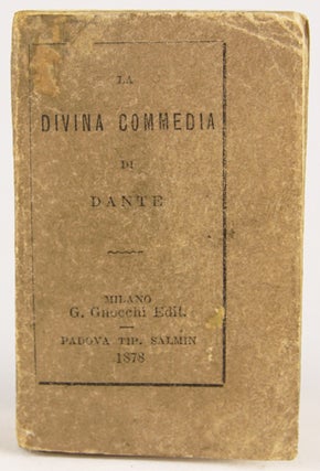 Item #31900 La Divina Commedia di Dante. Dante Alighieri