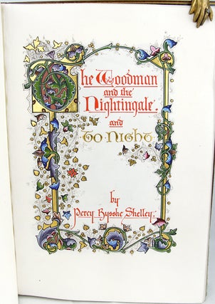 The Woodman and the Nightingale. And To Night, by Percy Bysshe Shelley.