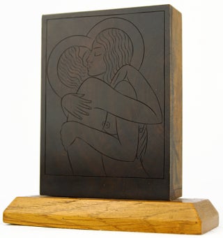 Item #31919 Original wood block for "Divine Lovers"