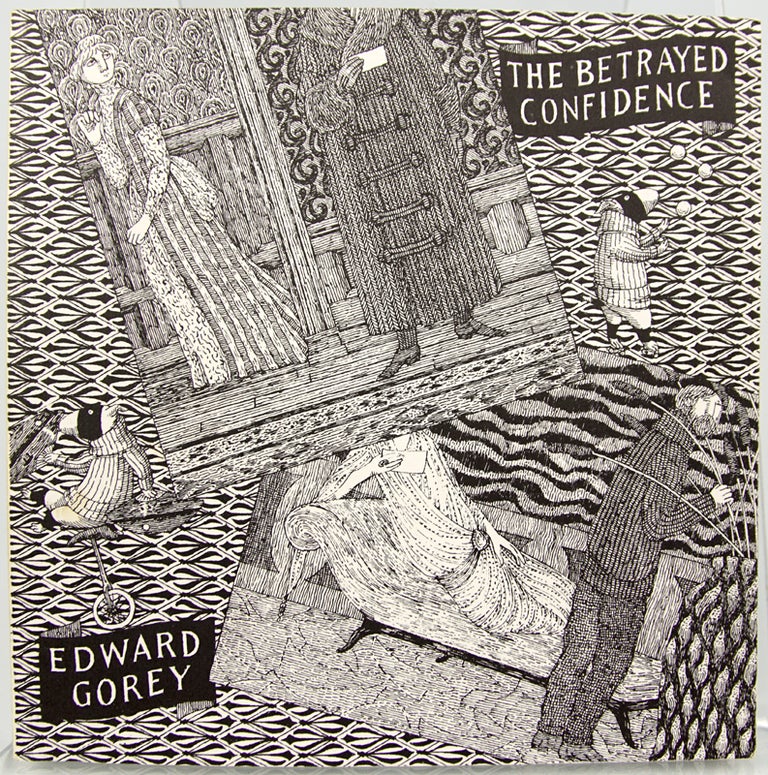 Item #31935 The Betrayed Confidence. Seven Series of Dogear Wryde Postcards. Edward Gorey.
