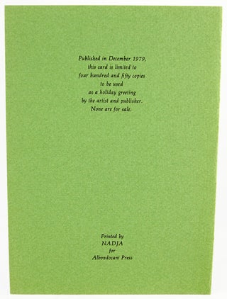 Christmas card for 1979.