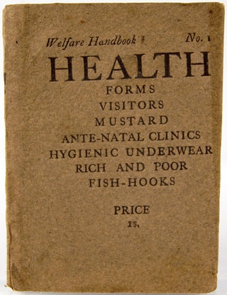Item #32008 Welfare Handbook No. 1: Health