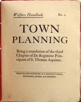 Welfare Handbook No. 2: Town Planning.